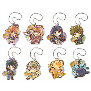 日本正版周边 魔卡少女樱 百变小樱透明牌篇 pita系列挂件钥匙圈