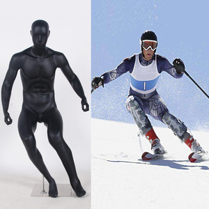 专业滑雪模特 运动模特道具男女全身 假人体服装模特人台 衣秀