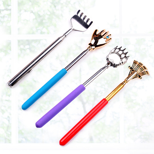 不锈钢挠痒痒可伸缩携带老头乐不求人挠背抓痒挠痒耙送耳勺