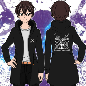 刀剑神域衣服桐人cos动漫 sao周边卫衣套装二次元秋冬季防风外套