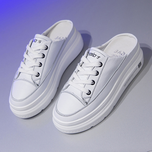 小白鞋半托女韩版