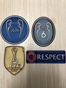 20-21拜仁欧冠章/2020世俱杯盾/德甲冠军/足球臂章/球衣徽章