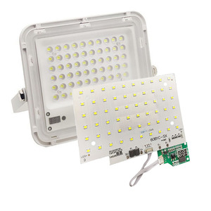 太阳能灯 户外灯高亮光源板LED带控制带数显一体灯板铝外壳投光灯