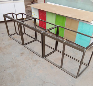 瓷砖橱柜定做 整体橱柜定制 瓷砖橱柜铝合金框架，防水橱柜铝型材