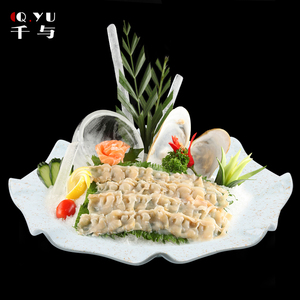 刺身盘冰盘日料餐具意境盘子干冰盘子火锅菜盘三文鱼盘子鱼生冰盘