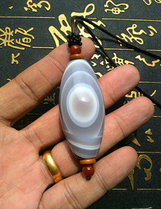 天然原色巴西玛瑙一眼天珠勒子一号天眼吊坠一图一物新品