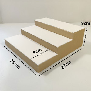 三层玉石珠宝摆货架台阶梯形手串饰品展示道具直播货品展示收纳架