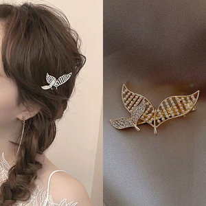 奇美拉发夹女侧边少女刘海夹边夹可爱网红发卡夹子2022年新款头饰