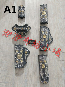 龙泉刀剑高档唐刀装具 高档黄铜唐刀 武士 配件 铜装具