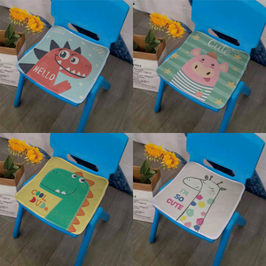 卡通儿童夏季透气小坐垫 幼儿园小学生椅子凳子冰丝屁垫子 可印字