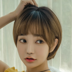 短发假发女全头套式韩国网红bobo头初恋头自然波波头学生少女圆脸