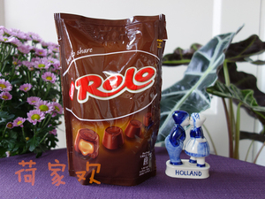荷兰原装 nestle rolo caramel chocolate雀巢焦糖夹心巧克力126g