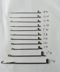 手摇横机配件1.5针5针6针7针9针12针14针16针钢丝针  修补针