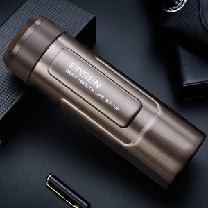 正品水宜生高档商务保温杯男女士不锈钢真空车载礼品泡茶水杯l518