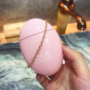 韩国chokchok鹅蛋护手霜 带链条 滋润保湿补水 不油腻清爽防干裂