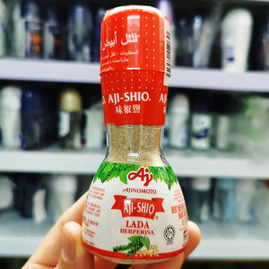 AJI-SHIO马来西亚味椒盐粉 味之素沾水果台湾盐酥鸡椒盐粉80g
