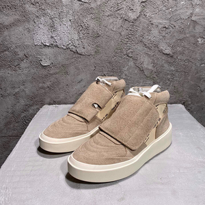 正确 fear of god 2020ss 第六季s魔术贴fog高帮板鞋 麂皮男