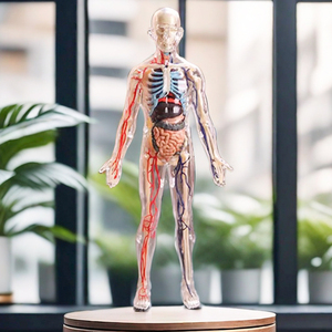 儿童早教可拆卸拼装人体结构骨骼模型可活动内脏器官系统解剖玩具