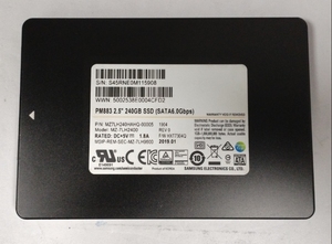 三星 PM883 240G 6G SATA MZLH240HAHQ 服务器固态 SSD 提供测报
