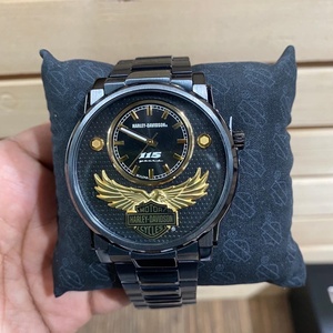 harley davidson哈雷戴维森手表男115 周年限量版黑金腕表78a119