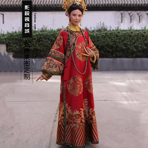 甄嬛传皇后同款影视古装中式婚礼新娘服结婚喜服清宫宫斗戏演出服