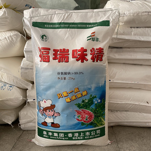 福瑞味精大袋25kg阜丰无盐50斤大包30目粗80目细餐饮商用广东包邮