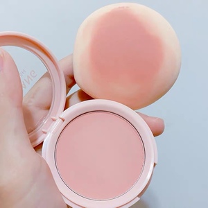 嫩嫩水蜜桃 韩国apieu奥普蜜桃奶茶粉色腮红cr02清纯气质日常裸妆