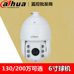 大华200万400W网络变焦球机高清高速红外监控摄像头DH-SD6220