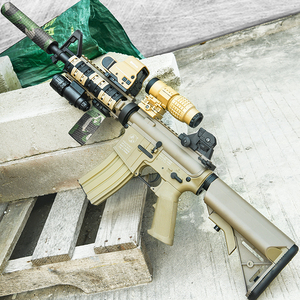 军典司马m4cqb连发玩具枪电动软弹成人吃鸡mp5冲锋枪模型m416男孩