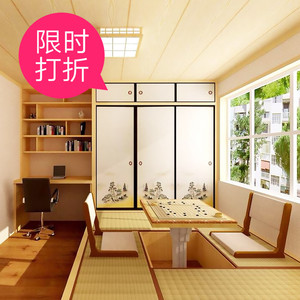 天津实木榻榻米定制全屋家具定做整体衣柜日式和室卧室书房儿童房