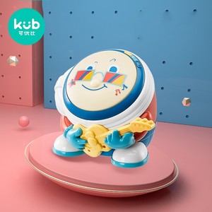 KUB可优比宝宝手拍鼓婴儿玩具充电0-2岁儿童益智音乐拍拍鼓