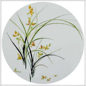 苏绣刺绣diy套件初学针迹兰花图手工刺绣自绣材料非十字绣