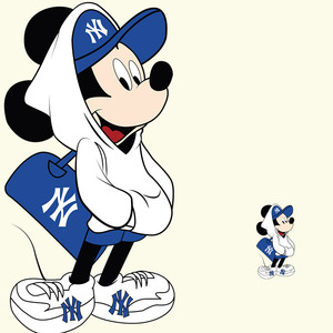 套头nw米奇米老鼠衣服印花图案热转印烫画烫图烫印贴布丁服饰辅料