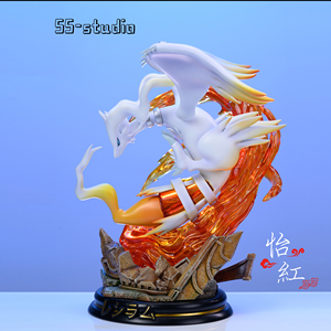 【怡红】ss 神兽 莱希拉姆 雷希拉姆 神奇宝贝gk限量雕像手办模型