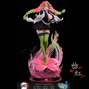 【怡红】超时空 甘露寺蜜璃恋柱 鬼灭之刃gk 限量雕像手办模型