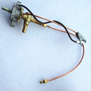 喷射猛火灶开关总成液化气中压猛火炉阀体全铜点火总成炉具配件