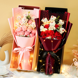 520情人节玫瑰花束礼盒送女友老婆生日礼物女生送给女朋友的浪漫