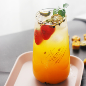 夏日冷萃茶冷泡茶冻干水果茶金桔百香果草莓果味茶果粒茶果干泡水