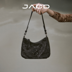 JACD【废土包】原创辣妹腋下包包女款复古新款单肩斜挎包黑色包包