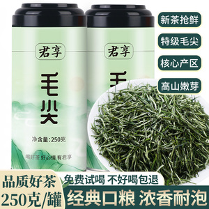 2024新茶毛尖茶叶原产雨前特级嫩芽浓香型绿茶散装毛尖茶250g