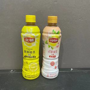 立顿红茶蜂蜜柠檬味445ml低糖饮料pet瓶装蜜桃果味茶柚子抹茶绿茶
