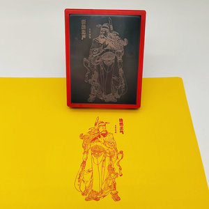 关公佛像印章关帝庙关公印戳 武侯关圣帝君佛像年画门神人物印章