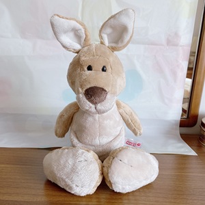 nici 米色袋鼠公仔 袋鼠宝宝 有吊牌 绝版老款 35cm
