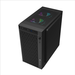 other/其他 p6 _ 富士康小钢炮侧透电脑台式matx小主板电源下置宽体背