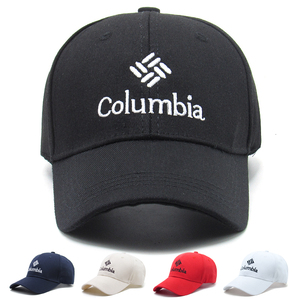 Columbia哥伦比亚刺绣纯棉鸭舌帽男女四季通用弯沿出游鸭舌帽子潮