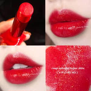 植村秀163新年焰光限定限量小红方黑方口红mrd163