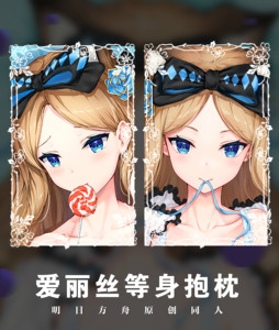 【寄售】队长杂货店同人原创明日方舟爱丽丝二次元动漫等身抱枕套