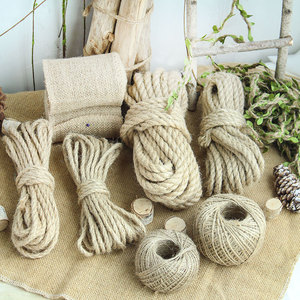 原木风手工diy幼儿园环创编织麻绳美工区区域材料空调管缠绕装饰