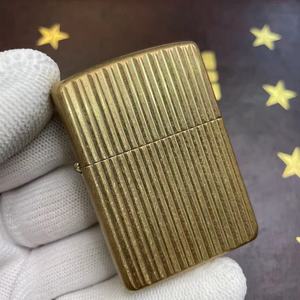 zippo美国原装正品14年中标盔甲机日照金禾28638复古男士防风设计