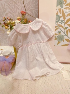 女童小宝宝1岁2岁3岁碎花连衣裙娃娃衫纯棉a类棉布裙子